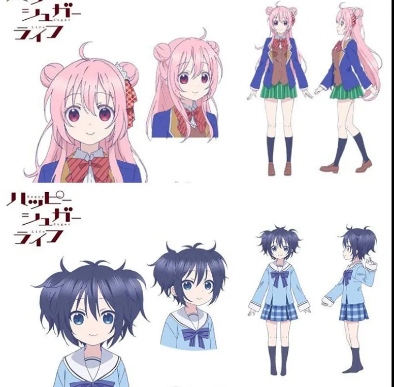 Happy Sugar Life Satou Matsuzaka Cosplay Wig Pink Hair Buns Straight Long Hair Wig Shio Kobe Wigs Costumes Cosplay Wig Wig Cap Aliexpress