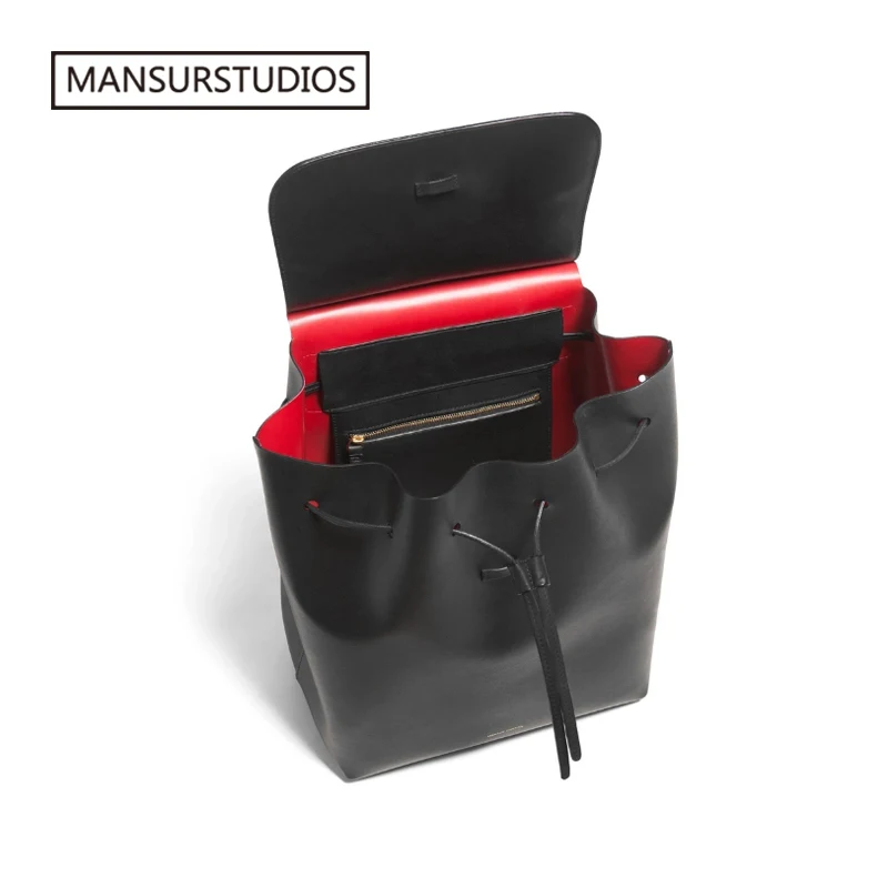 MANSURSTUDIOS для женщин кожаный рюкзак бренда Mansur: женские натуральный Gavriel кожаная