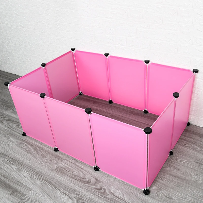 Dog Fences Pet Playpen DIY Freely Combined Animal Cat Crate Cave Multi-functional Sleeping Playing Kennel House for Dogs