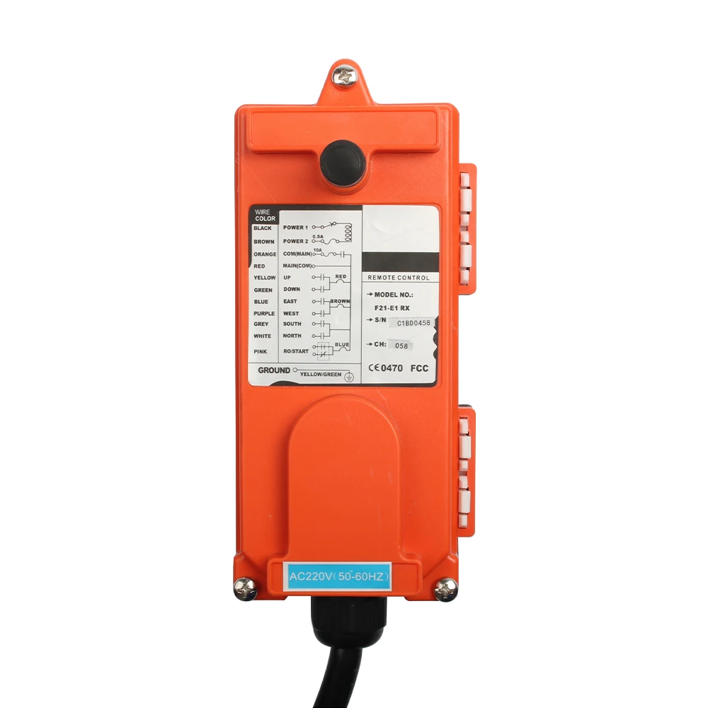  AC 220V 110V 380V 36V DC 12V 24V 48V Industrial remote controller Hoist Crane Control Lift Crane 1 
