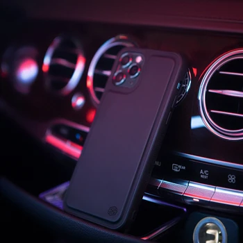 

For iPhone 11/11 pro Case Nillkin Magic Case Car Wireless Charging Invisible Magnet PU Leather Back Cover For iPhone 11 Pro Max