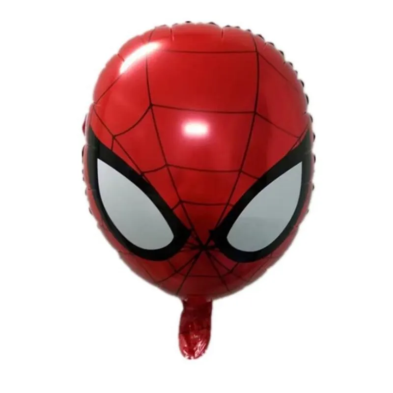 Balloon 1pcs Бумажные флаги супергероя мстителя с днем рождения, вечерние баннеры с изображением Человека-паука, 10 шт - Цвет: Balloon 1pcs