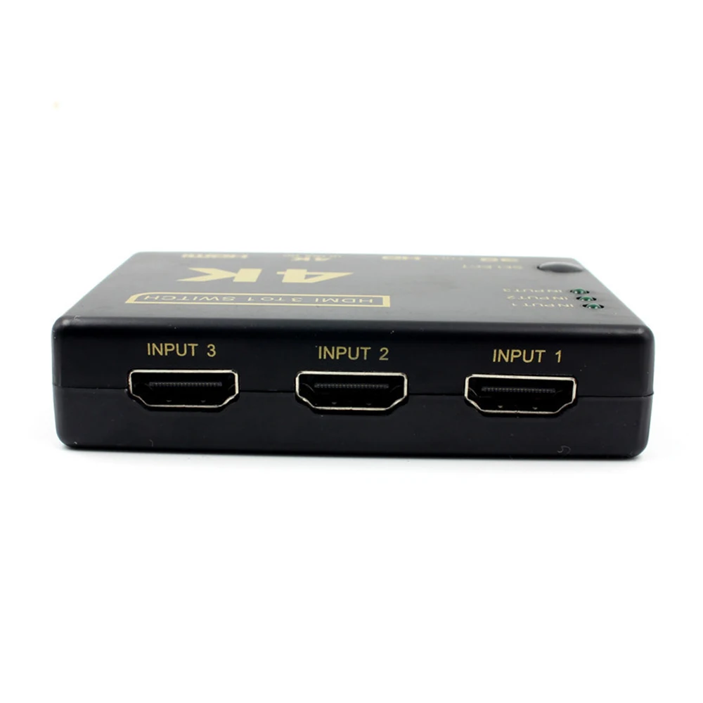 4K* 2K HDMI переключатель 3 порта HDMI разделитель, сплиттер Box Ultra HD Para HDTV DVD PS3 Xbox PS4