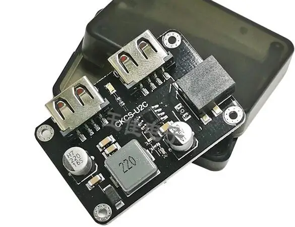 Двойной USB мини Зарядное устройство питания 9V / 12 В до 5 пост 3A DC модуль ldo