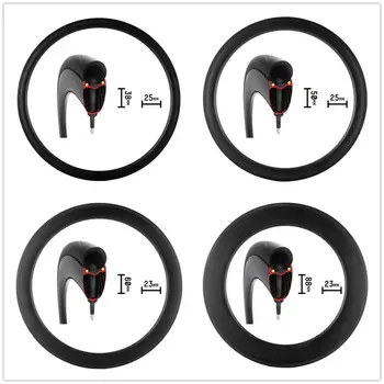 

SUPERTEAM 38/50/60/88mm T700c full carbon fiber rims with 25mm width