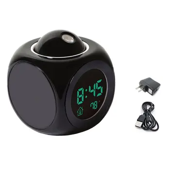 

Multifunctional Projection Report Clock Led Lamp Projection Alarm Clock Voice Report Clock Projection Clock