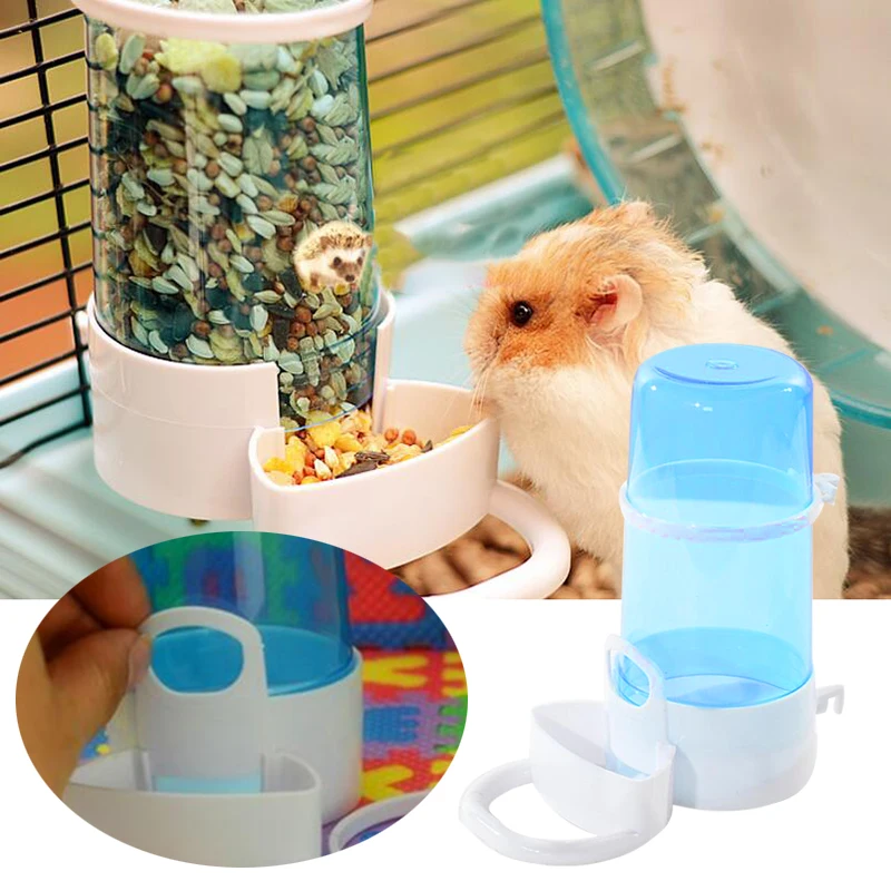 Миска для домашних животных корм для домашних животных автоматическая втулка хомяк, домашнее животное питатель маленький дозатор напитков для животных диспенсер Фонтан напиток