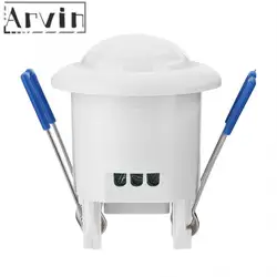 360 Degree Recessed Automatic Infrared PIR Motion Sensor Switch with Time Delay for Ceiling Light Interruptor