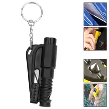 Автомобильный молоток для безопасности, брелок для ключей, нож, спасательный ремень безопасности, резак, стекло для разбитого окна, автоматический аварийный спасательный инструмент