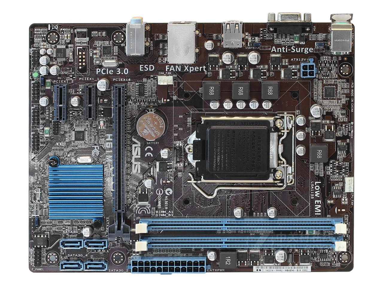 ASUS H61M-E оригинальная материнская плата DDR3 16G H61ME LGA 1155 для Intel H61 настольная материнская плата PCI-E X16 системная плата VGA б/у