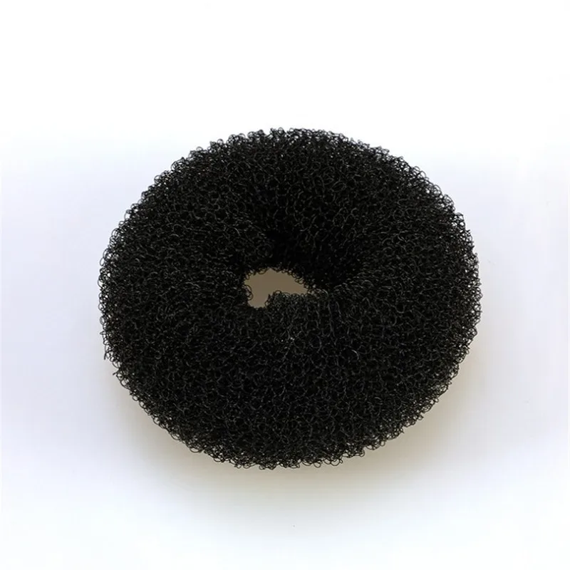 1pc donut maker Женская Цветочная булочка для пончиков, Большая Жемчужная лента, сделай сам, инструменты для создания волос, корейский модный стиль, аксессуары для завивки волос - Цвет: 1pc donut maker