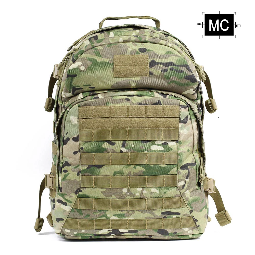 MC 55L тактический рюкзак 1000D военные сумки армейский Рюкзак Molle уличная спортивная сумка мужская походная дорожная сумка для альпинизма - Цвет: MC