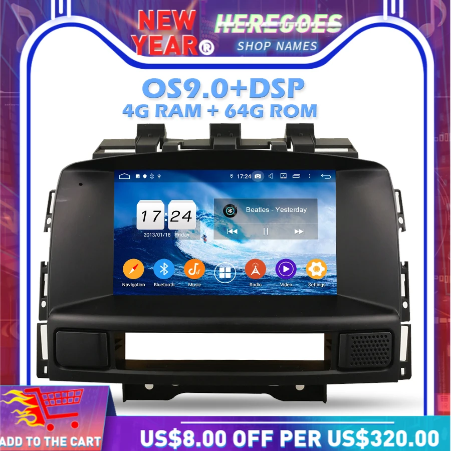 IPS DSP Android 10 0 B RAM 6B ROM автомобильный dvd плеер Wifi Bluetooth 5 RDS радио GPS карта для Buick Excelle GT XT