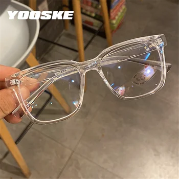 

YOOSKE 2020 Anti Blue Light Glasses Frame Men Oversized Eyeglasses for Women Clear Optical Spectacles Computer Eyewear Unisex