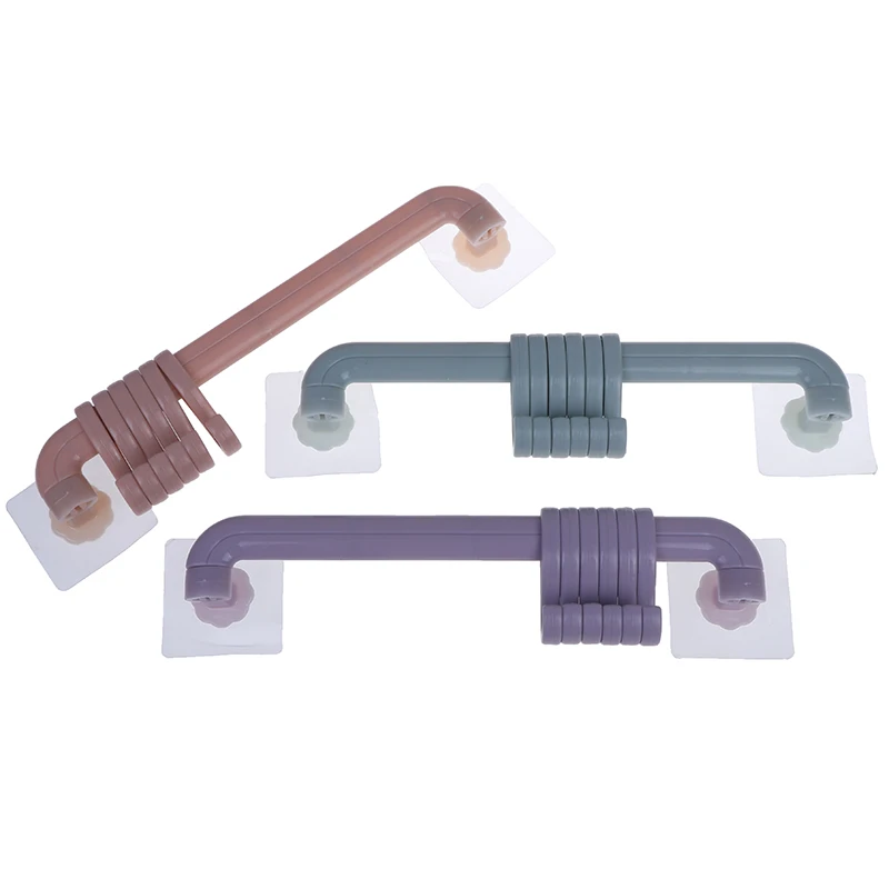 Bathroom Kitchen Wall Door Non-trace Strong Holder Sucker Hanger Towel Spoon Rack Suction Cup 6 Hooks