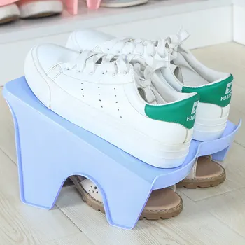 

5 PCS Storage Shoes Rack Living Room Convenient Shoebox Shoes Organizer Stand Shelf Thick Double Shoe Racks Modern LU11231850