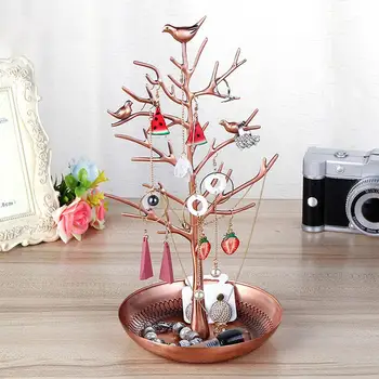

Bird Tree Jewelry Display Jewelry Stand Organizer Earrings Holder Necklace Bracelet Rack Display Jewelry holder porte bijoux