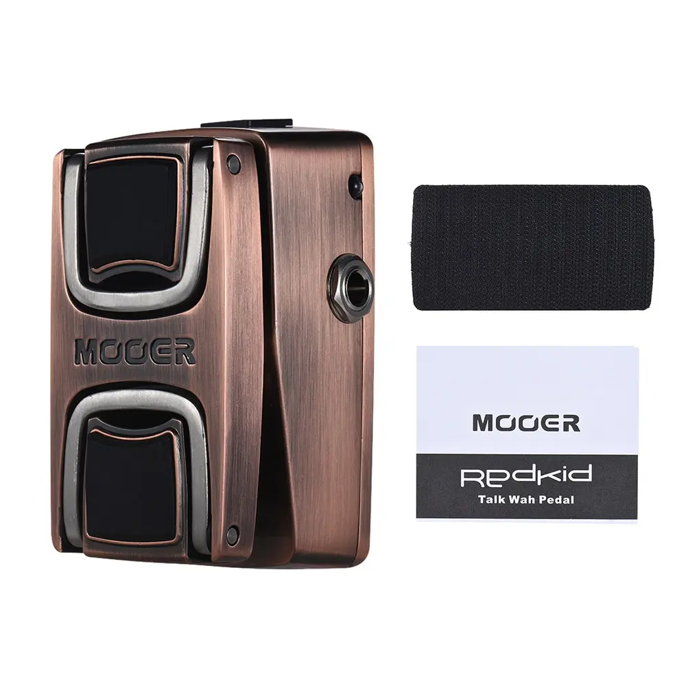 Высокое качество MOOER RedKid Talk Wah гитары педаль эффектов Датчик давления переключатель True Bypass полностью металлический корпус