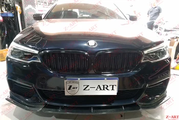 

2017-2020 Z-ART carbon fiber front lip for BMW G30 G31 carbon fiber front spoiler for BMW all new 5 series carbon front chin
