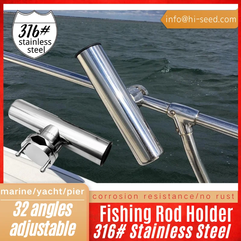 Hot Sale Fishing Stainless Steel Marine Supplies Fishing Rod Holder For  Boat - AliExpress