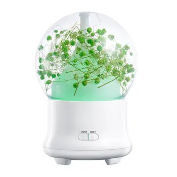 

Diffuser Immortal Flower Essential Oil Diffuser Air Humidifiers Ultrasonic Aromatherapy 7 Color LED Night Light for Office Home