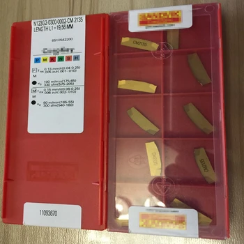 

free shipping cnc carbide external grooving inserts N123G2-0300-0002-CM 2135 turning inserts cutter