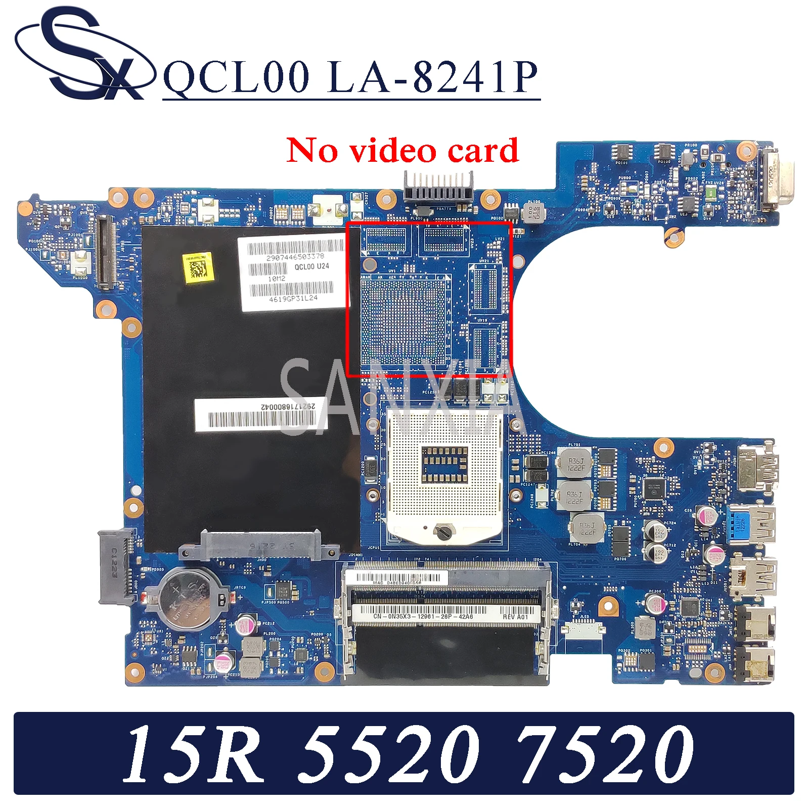 Материнская плата для ноутбука KEFU оригинальная материнская Dell Inspiron 15R 5520