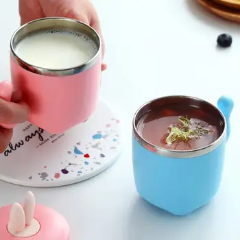 

1PCs 250ml Kitchen Stainless Steel Thermal Insulation Coffee Milk Frothing Cup Mug Canecas Mug Coffeecup Thermal Mug Cup
