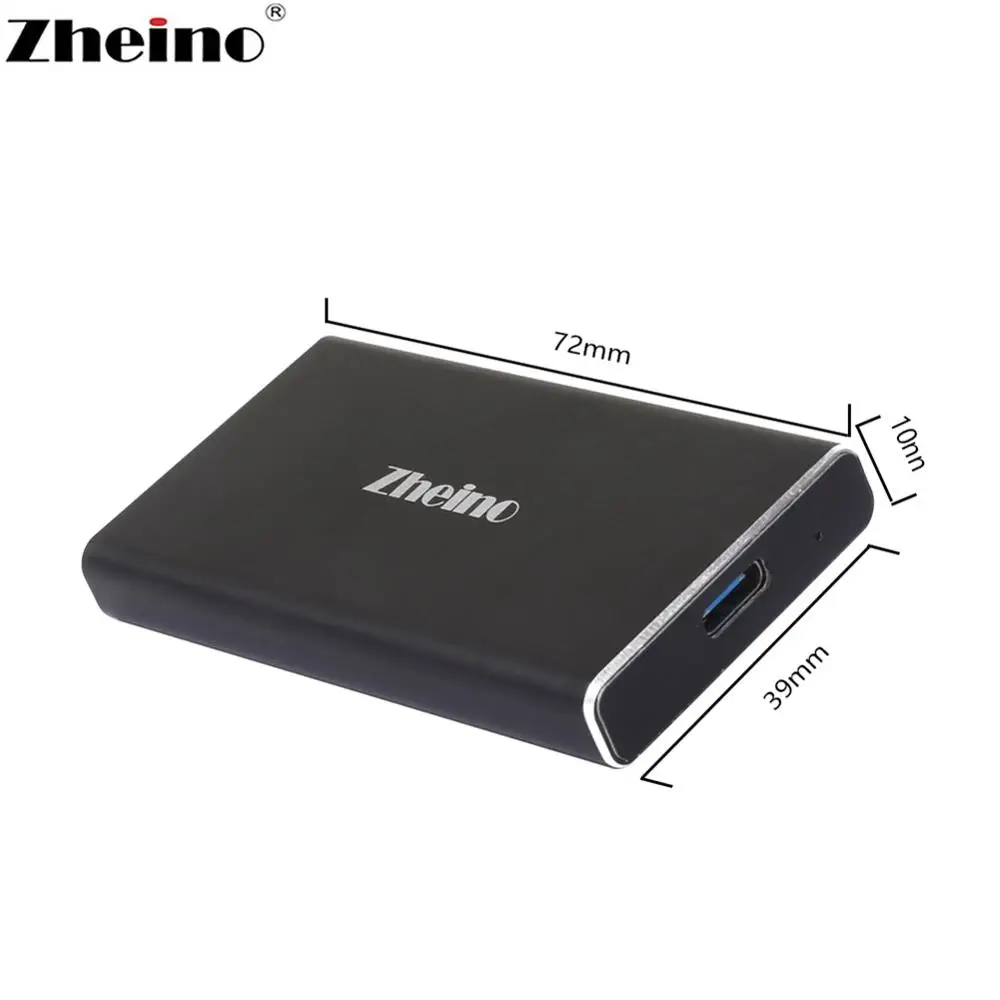 Zheino портативный SSD USB 3,1 120GB 240GB 480GB внешний жесткий диск для ноутбука