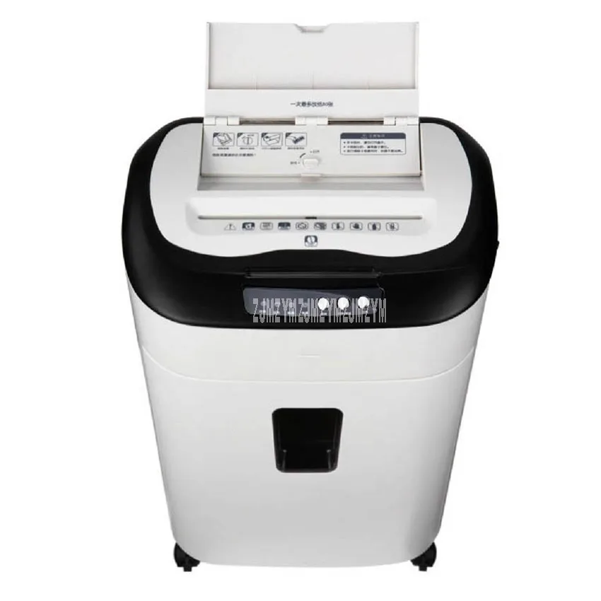 19L A4 Size Office Automatic Electric Paper Shredder Shredding Effect 3x9mm No Noise Electric CD Card Paper Crush Shredder 9926