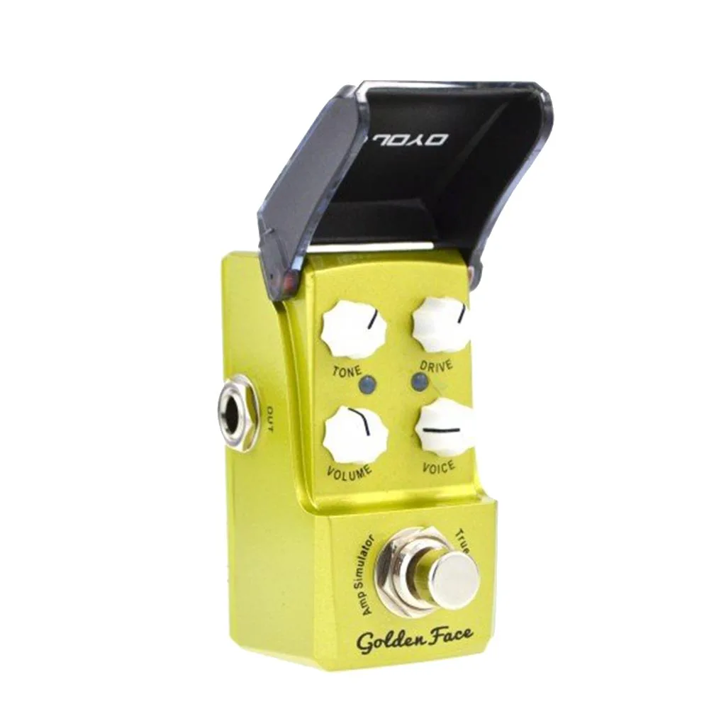 Металлическая Gloden педаль эффектов для электрогитары Effector Tone Driver регулятор громкости голоса