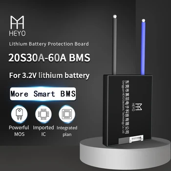 

HEYO 20S BMS 60V LiFePO4 PCM lithium battery Management System BMS 30A 40A 50A 60A balance low current waterproof e-bicycle