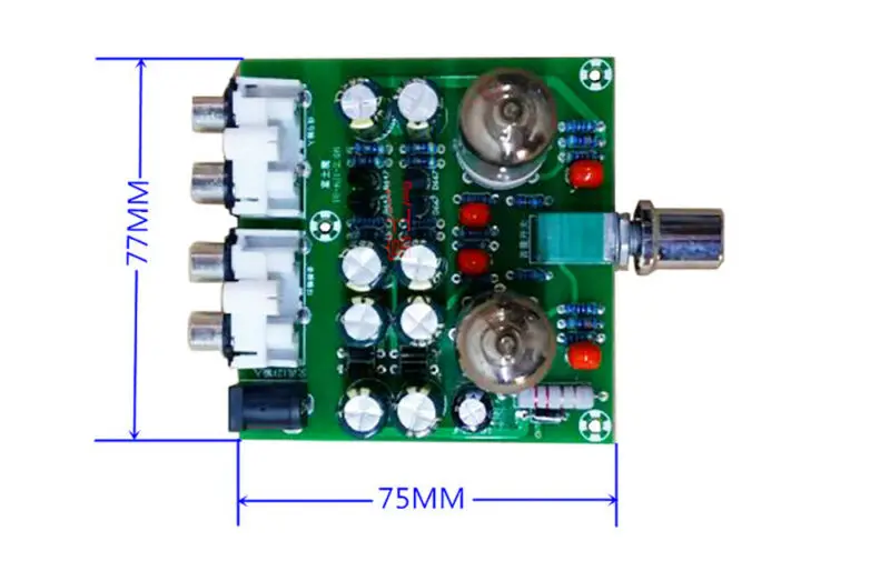 1 set 6J1 Tube Preamp Stereo Amplifier Board Pre amp Headphone Buffer Assembly