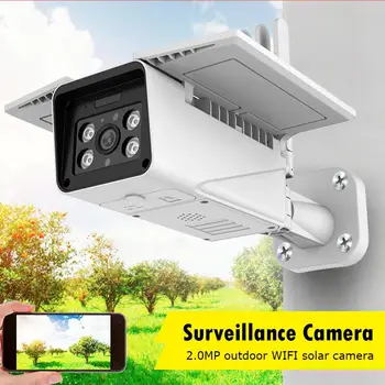 

VODOOL Solar Power Wireless 1080P IP Camera IP67 Waterproof PIR Alarm IR Night Vision Home Security Surveillance CCTV Camera