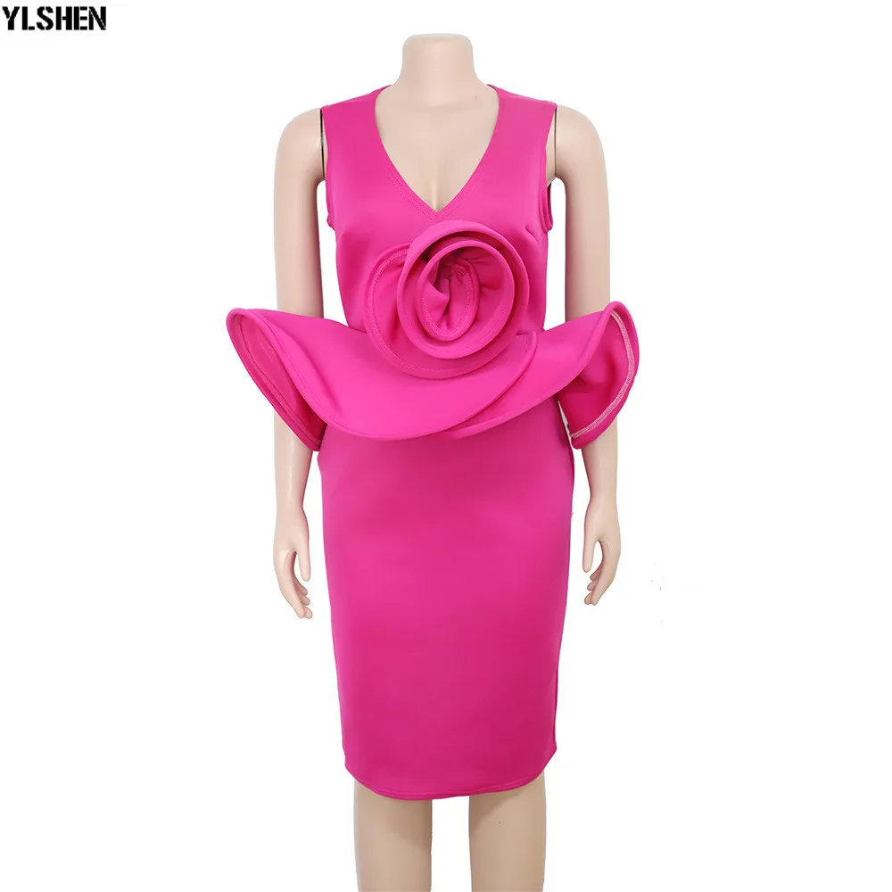 African Dresses for Women Dashiki 2019 New African Clothes Bazin Riche Sexy Slim V-neck Robe Africain Grown Bodycon Africa Dress 12