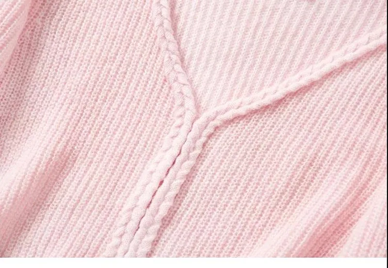 CAMIA mohair women's sweater autumn winter V-neck wool mohair pullover sweater women