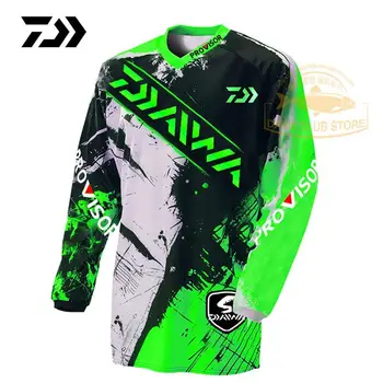 

2020 Daiwa Clothing Summer Sports Fishing Tshirt Breathable Outdoor Running Breathable Anti-uv Fishing T-shirt Cycling Men Top