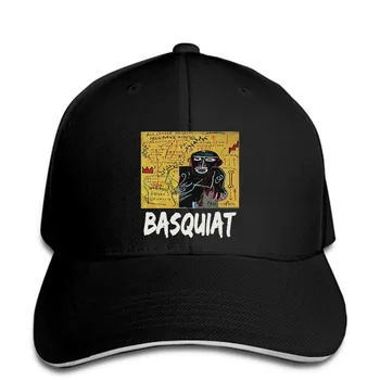 

Jean Michael Basquiat Men Baseball Cap Abstract Art Pop Art Button pin Snapback Cap Women Hat Peaked
