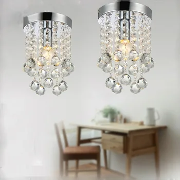 

Modern Led Ceiling Lamp Crystal Living Room Foyer Light Home Lighting Lustre Fixtures Restaurant Luminarias Luxury Ceiling Light