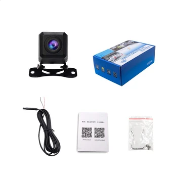 

WiFi Wireless Rear View Camera Wide-angle Blind Zone Video Car Camera Without Ruler 170 Degree Wide Angle
