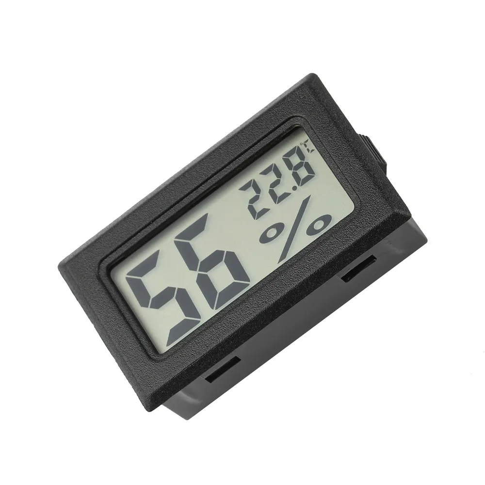 Digital Temperature Mini Humidity Hygrometer Degre F/1 Meter Gauge Thermometer 