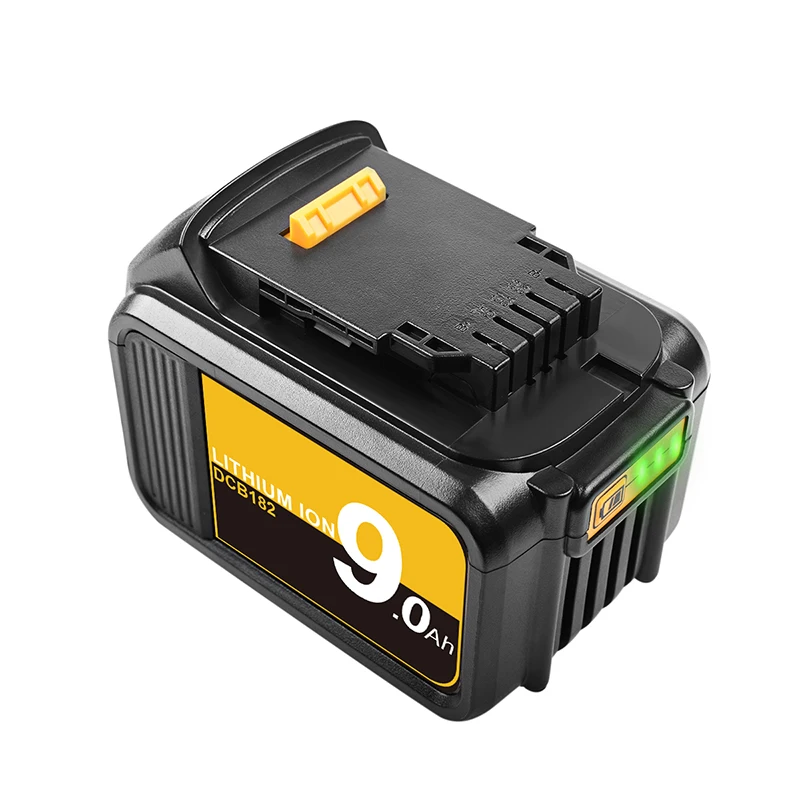 Для DeWalt 18V 9.0Ah Батарея Мощность механические инструменты батареи Замена DCB181 DCB182 DCB200 DCB205 DCB204 DCB206 2