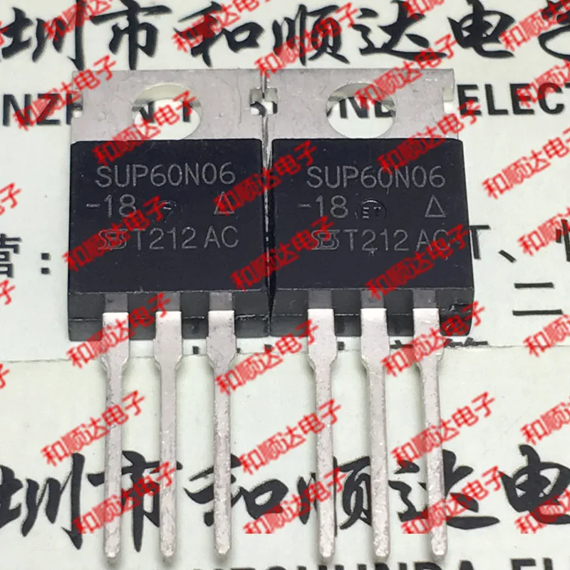 10 шт./лот SUP60N06-18 брендовые новые имеющиеся в 220 60V 60A