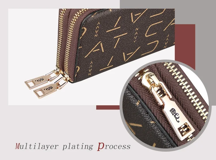 Navy CAT Small Women Wallets Female Leather Wallet Zipper Design With Coin Purse Pockets Mini Walet Womens Bag37