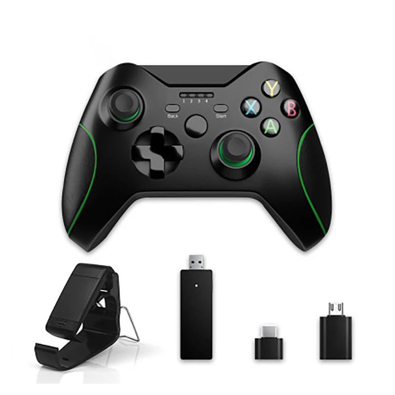 ワイヤレスゲームコントローラー Xbox Oneコントローラー Ps3 Androidスマートフォン用 2 4g Playパッド Pc 7 8 10 コントローラー ゲームパッド Aliexpress