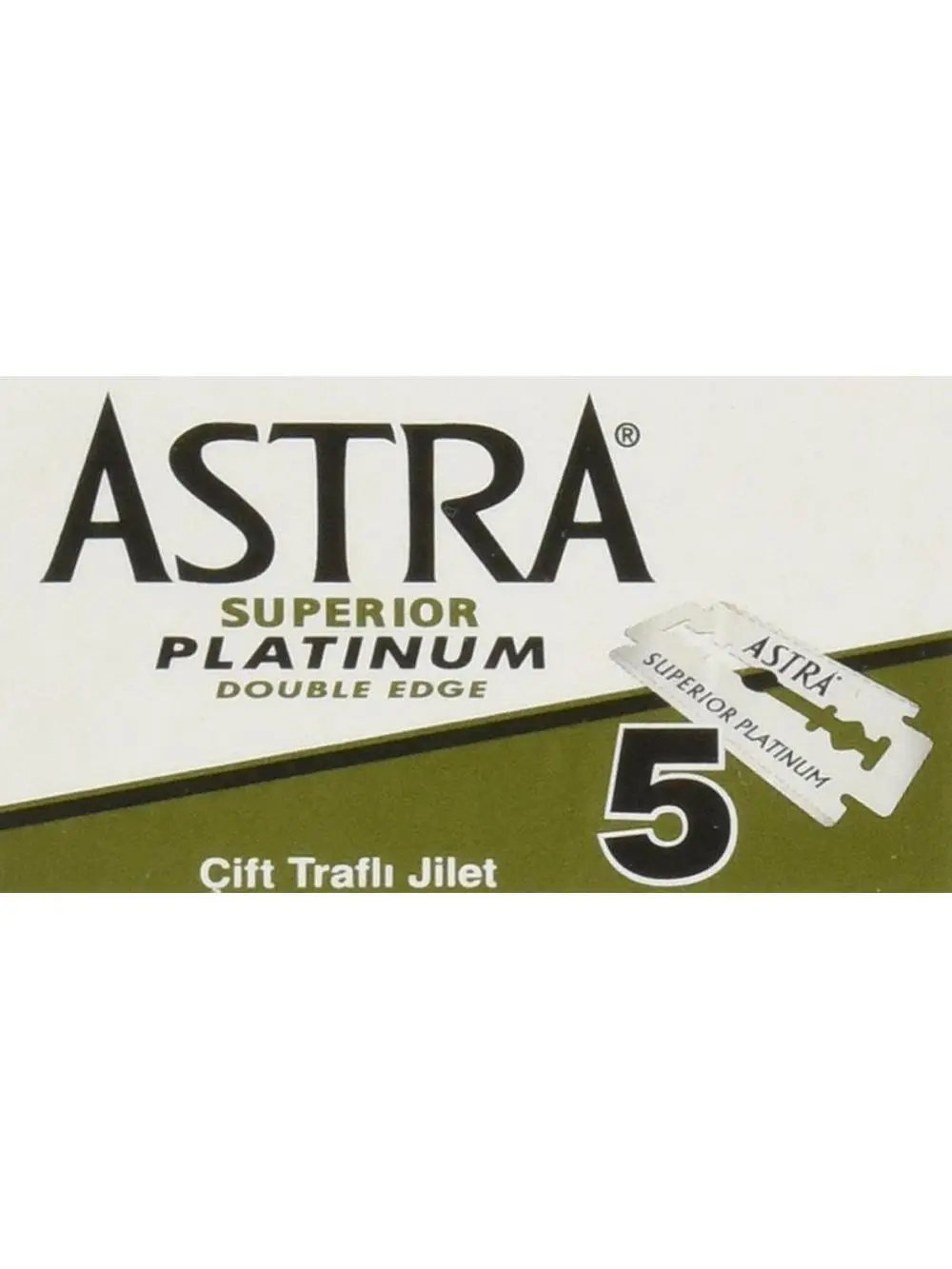 100 шт. Astra превосходное лезвие для бритвы Платиновые Безопасные лезвия бритья с
