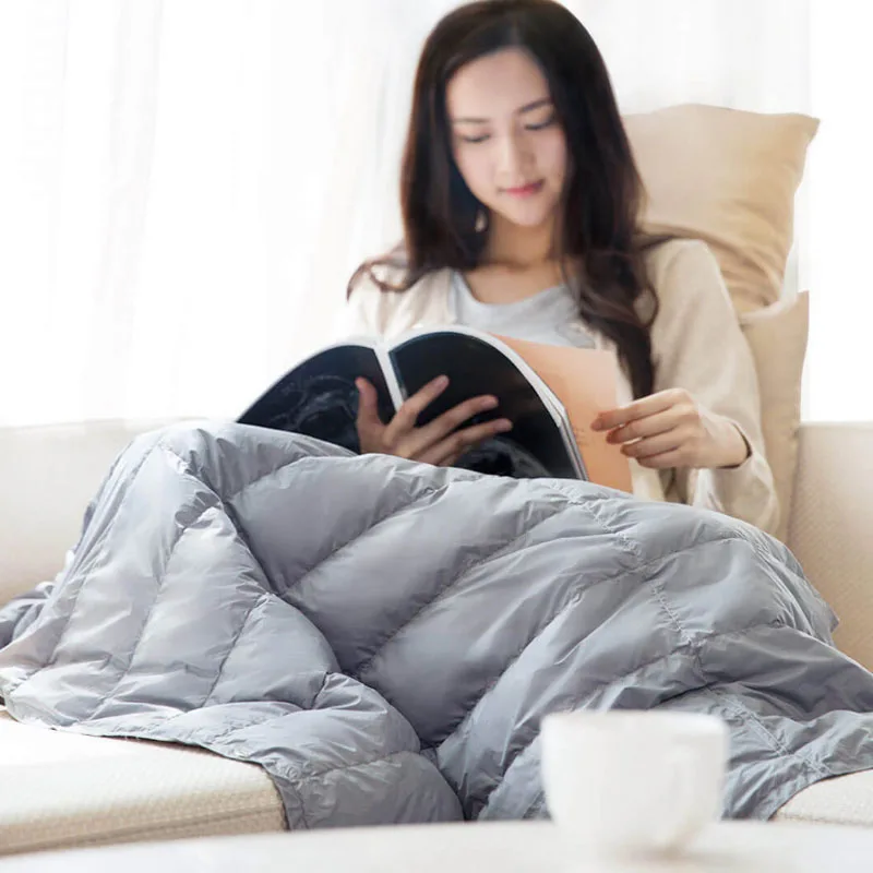 Xiaomi сегодня пуховые одеяла портативный светильник мягкое перо наполнение многофункциональный носить покрытия для дома и офиса