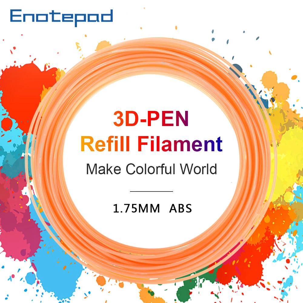 

ENOTEPAD abs Refill Filament 5meter per roll per pack 3DPen Refill filament for 3D Pen Flexible for kids impresora 3d pencil