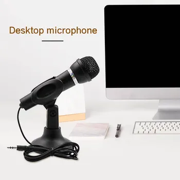 

Desktop Wired Microphone Computer Laptop Adjustable Wired Microphone Gaming Live Streaming Chatting Mic