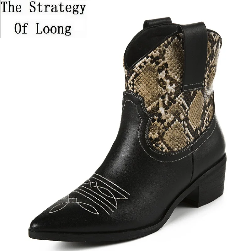 

Spring Autumn Korean Style Fashion Belt Genuine Leather Ankle Women Equestrian Boots Slip-On pointed Toe Ladies Boots 190820